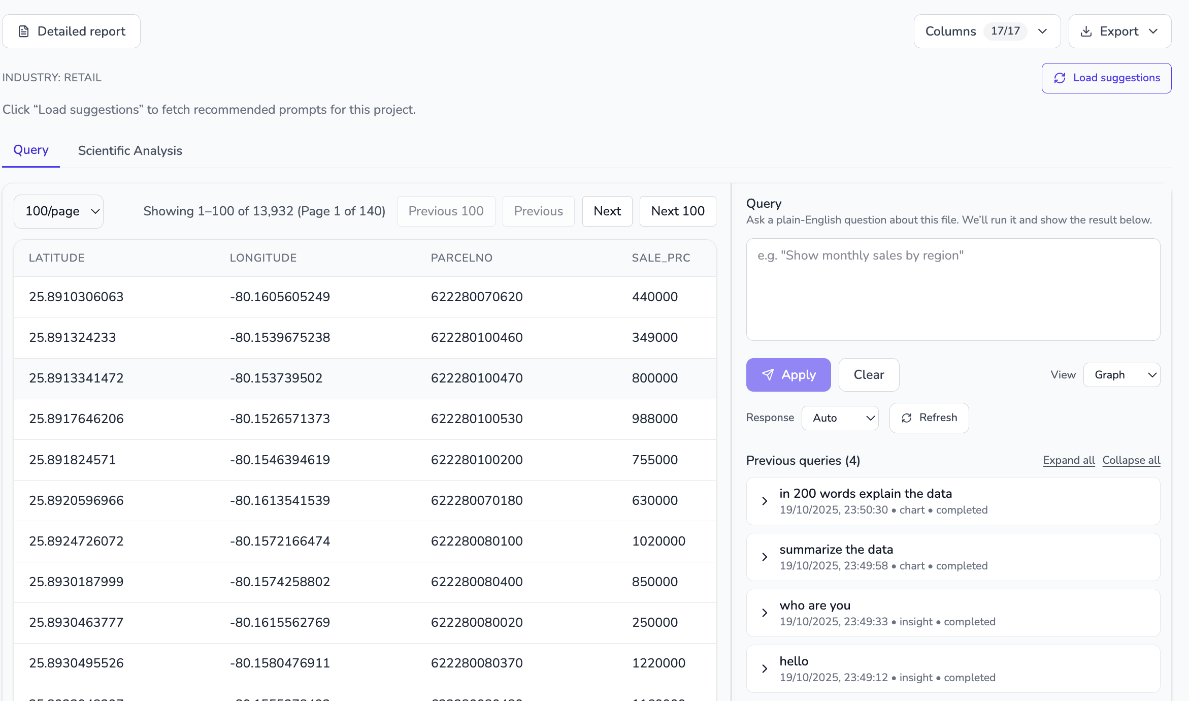 DemyCorp conversation workspace